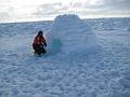 Blake at igloo